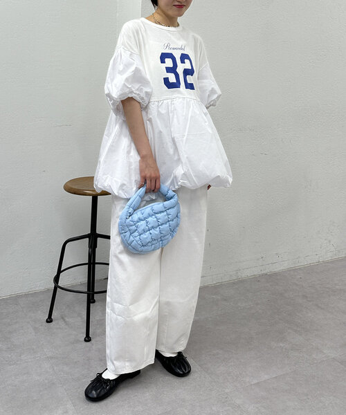 w closet（ダブルクローゼット） tシャツ 半袖 バルーンミニT