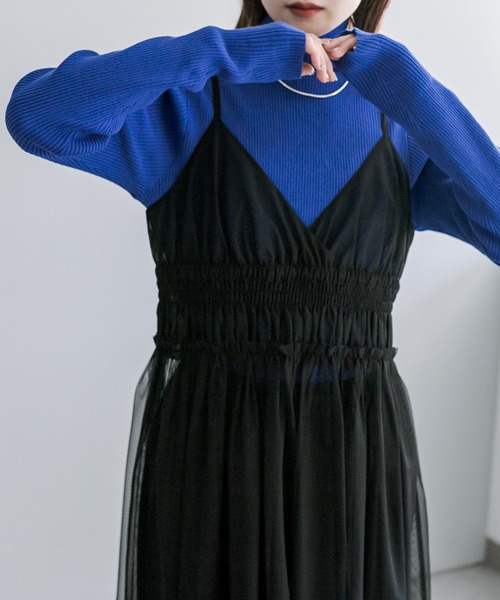 「mystic」 タートルネックニット FREE アイボリー レディース_画像2