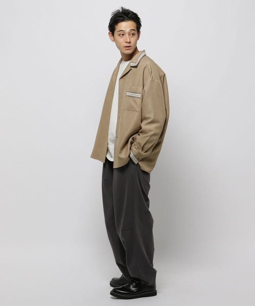 niko and… シャツ テープ開襟シャツ メンズ : ZOZOTOWN Yahoo!店