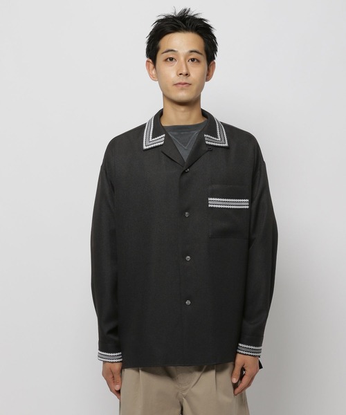 ニコアンドシャツ 楽天市場】【SALE／50%OFF】オーバルシシュウシャツ niko and
