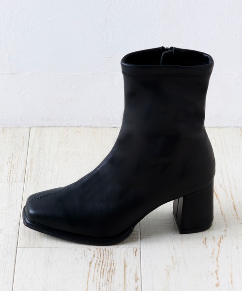 「attagirl」 ショートブーツ S アイボリー レディース_画像8