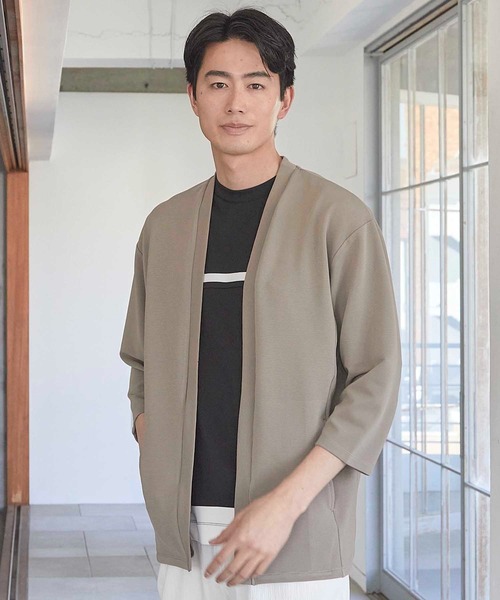 【アネモネです】グレー /ボタン付き 七分袖カーディガン アネモネ様専用です】グレー /ボタン付き 七分袖カーディガン