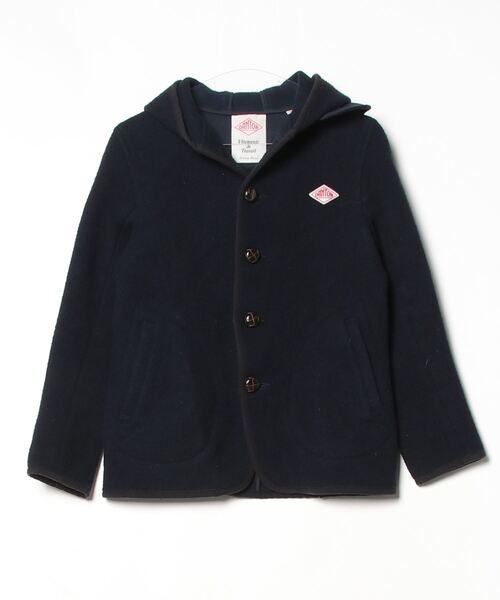 ダントンDANTONフード付きダウンジャケット ネイビー34 DANTON ダントン ダウンジャケット ネイビー 34 ダントンDANTONフード