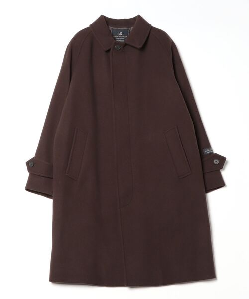 NANO universe（ナノ・ユニバース） ステンカラーコート S ブラウン