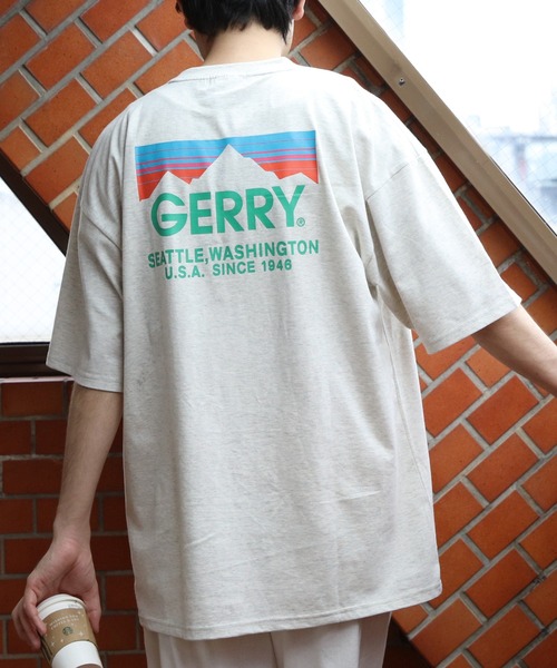 GERRY（ジェリー） tシャツ カラーボックスロゴTシャツ メンズ