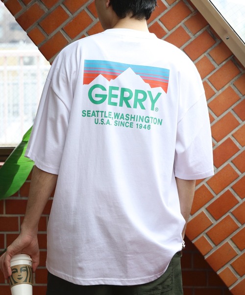 GERRY（ジェリー） tシャツ カラーボックスロゴTシャツ メンズ