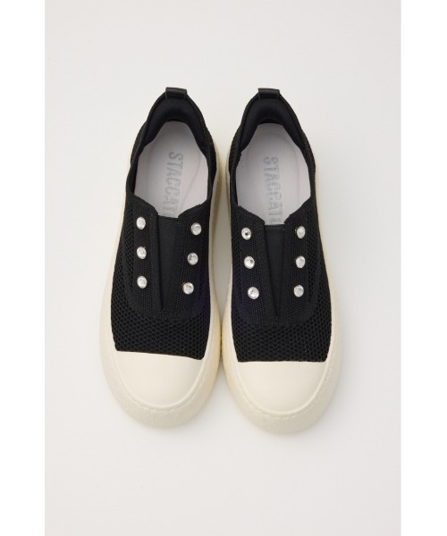 【新品】STACCATOストーンハンディプラットフォームスリッポン STACCATO | ストーンハンディプラットフォームスリッポン