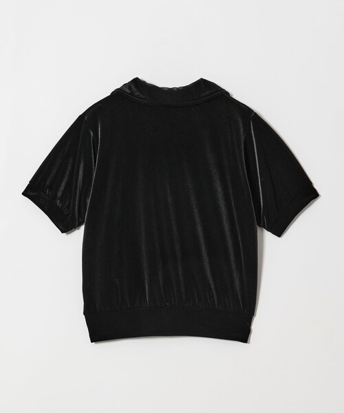 tシャツ 「Steven Alan」ベロア スキッパー ネック プルオーバー レディース STEVEN ALAN tシャツ 「Steven Alan」ベロア スキッパー ネック