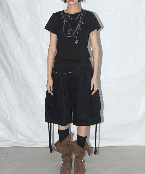 FANCY CLUB パンツ CLUB/ファンシークラブ CARGO LETTERING