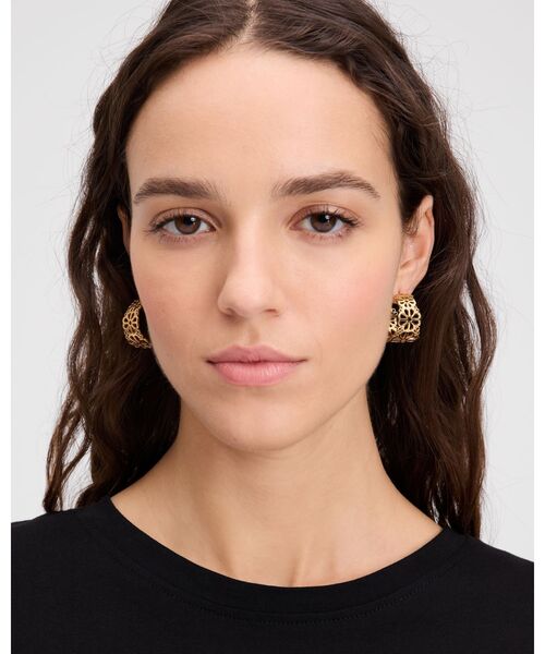 【国内発送】KateSpadeスペード フラワー レース フープ ピアス kate spade NEW YORK ピアス スペード フラワー レース フープ