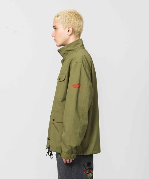 XLARGE ベージュジャケット XLARGE 「XLARGE」 ジップアップブルゾン M ベージュ メンズ