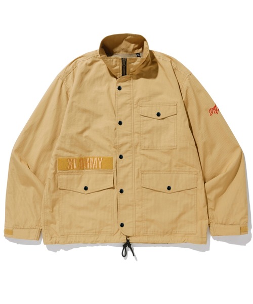 XLARGE ベージュジャケット XLARGE 「XLARGE」 ジップアップブルゾン M ベージュ メンズ