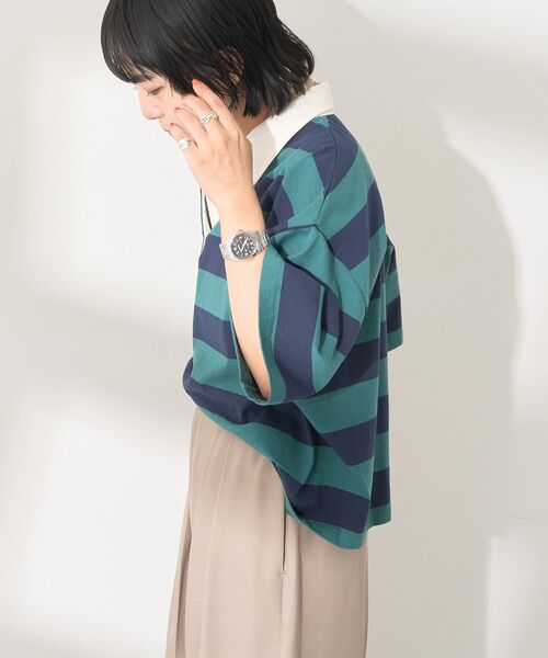 AMERICAN HOLIC ポロシャツ ポロ BIGラガーシャツ レディース