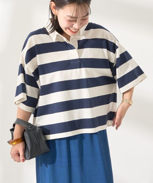 AMERICAN HOLIC ポロシャツ ポロ BIGラガーシャツ レディース
