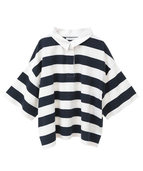 ポロシャツ ポロ ラガーオーバーシャツ レディース ワンフォークロージング 1111clothing ラガーシャツ メンズ