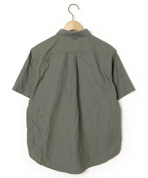ノースフェイスパープルレーベル 半袖シャツ グリーン Mサイズ THE NORTH FACE PURPLE LABEL 「THE LABEL」 半袖シャツ M