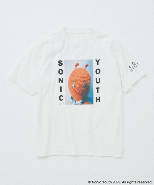 新品　sonic yourth ソニックユース　白　半袖Tシャツ　Sサイズ ジャーナルスタンダード JOURNAL STANDARD 《予約》SONIC YOUTH