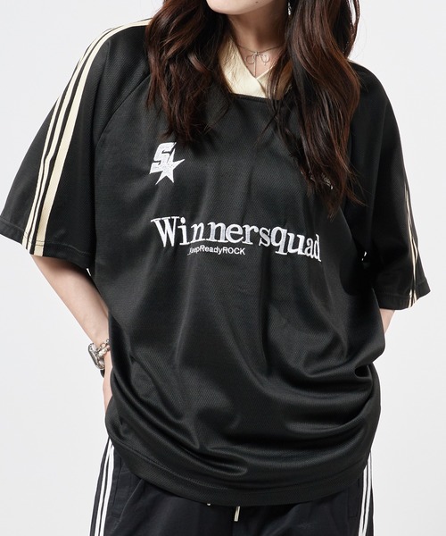 Theater code tシャツ Sporty design gaming T-shirt
