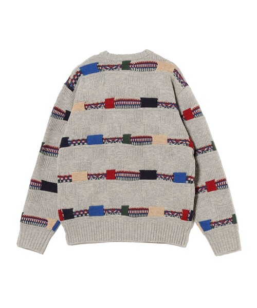 BEAMS+（ビームスプラス） セーター ニット 5G ジャカード ネイティブ