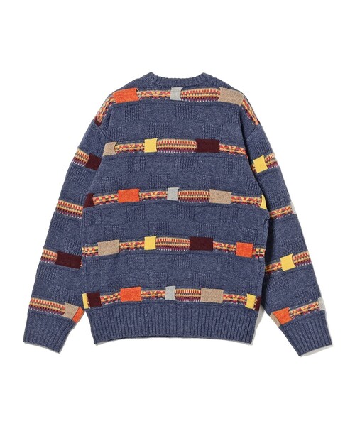 BEAMS+（ビームスプラス） セーター ニット 5G ジャカード ネイティブ