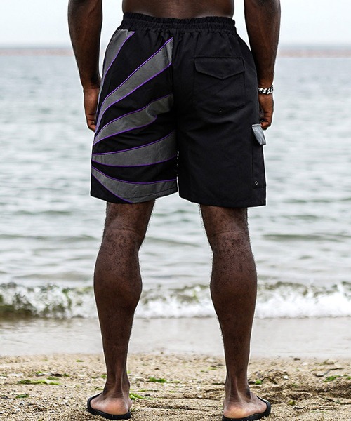 DIVINER（ディバイナー） 水着 Flag Swim Shorts 水着 メンズ ショーツ