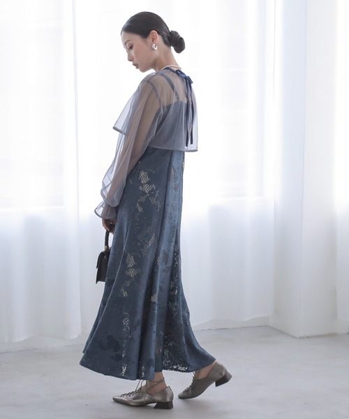 kana コンビワンピース Kana 「Kana」 コンビワンピース M マスタード レディース