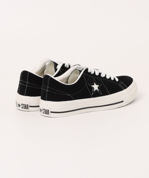 「CONVERSE」 ローカットスニーカー 24.5cm ブラック レディース