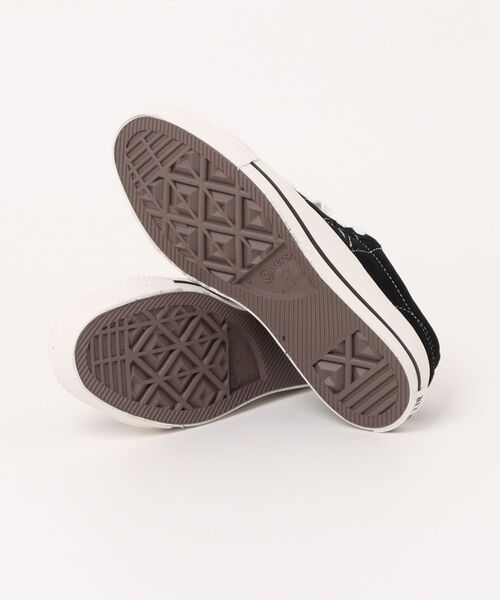 「CONVERSE」 ローカットスニーカー 24.5cm ブラック レディース