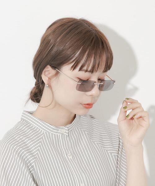 SMELLY（スメリー） サングラス リムレスカラーサングラス レディース
