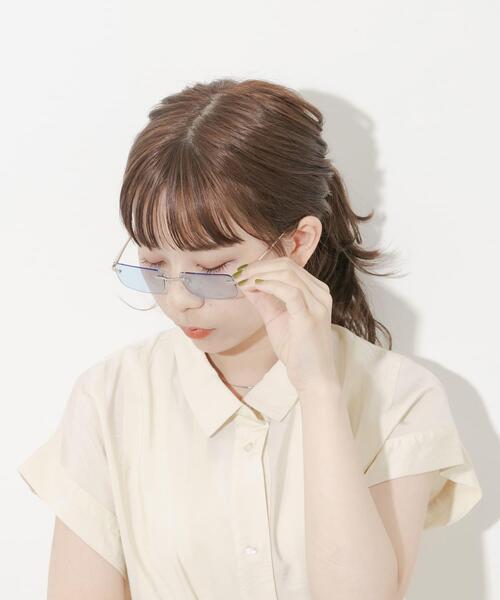 SMELLY（スメリー） サングラス リムレスカラーサングラス レディース