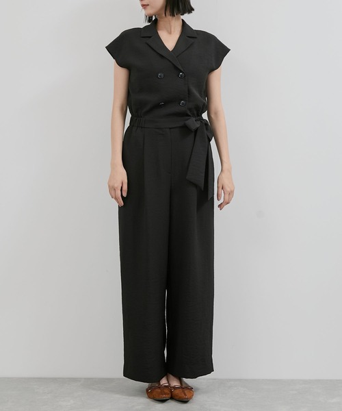 【美品・人気】girlish ガーリッシュ OHJIサロペット ロンパース L VIS（ビス） サロペット オーバーオール エアタン加工リラックス
