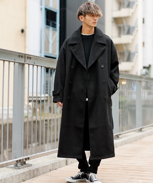 ADMIX/ATELIER SAB MEN トレンチコート 48 グレイッシュベージュ