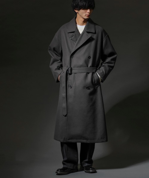 ADMIX/ATELIER SAB MEN トレンチコート 48 グレイッシュベージュ