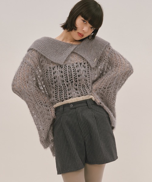 loin nuit パンツ frill layered short pants / フリル