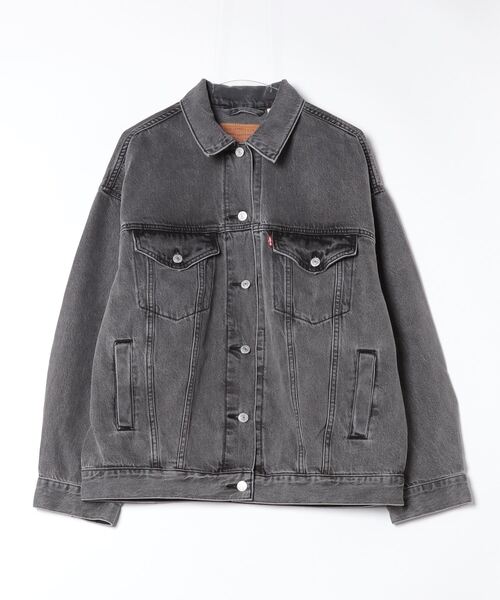 「Levi's」 デニムジャケット S ブラック レディース