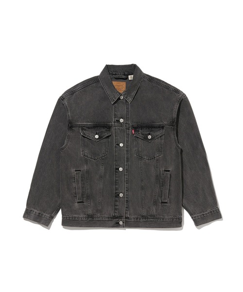 「Levi's」 デニムジャケット S ブラック レディース