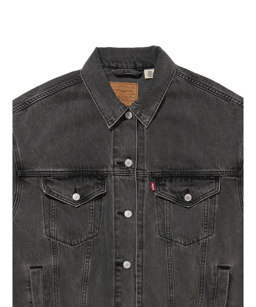 「Levi's」 デニムジャケット S ブラック レディース
