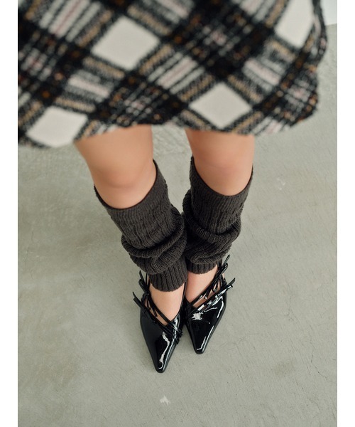 「LILY BROWN」 ヒールサンダル MEDIUM ブラック レディース_画像5