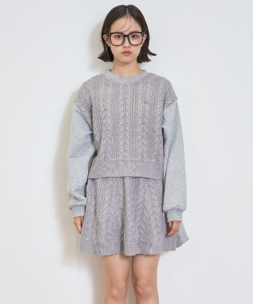 セットアップ　6-7y LOVETOXIC セットアップ ニットSETUP キッズ 子供服 女の子 : ZOZOTOWN
