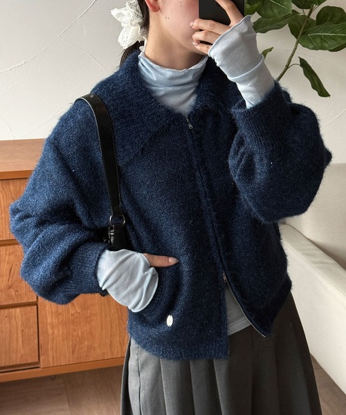ミッソーニスパンコールカーディガン 2WAYスパンコールカーディガン[品番：AZLW0022661]｜AZUL BY MOUSSY