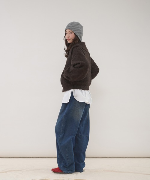 ミッソーニスパンコールカーディガン MUHET（ミュエータ） カーディガン sequin zip-up knit cardigan