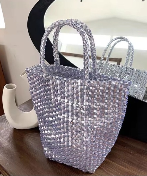 「ammy.」 かごバッグ FREE ゴールド レディース_画像5