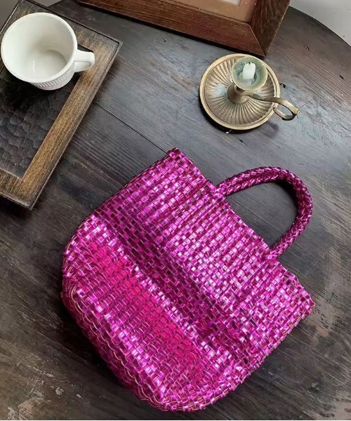 「ammy.」 かごバッグ FREE ゴールド レディース_画像8