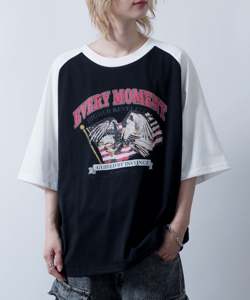 「Starting Over」 「HALHAM」半袖Tシャツ L グリーン系その他3 メンズ_画像4