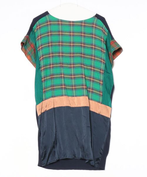 TSUMORI CHISATO（ツモリチサト） チェック柄半袖ワンピース 2