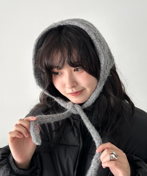 CLEA 耳当て イヤーマフ ニット紐付きイヤーマフ/耳当て レディース