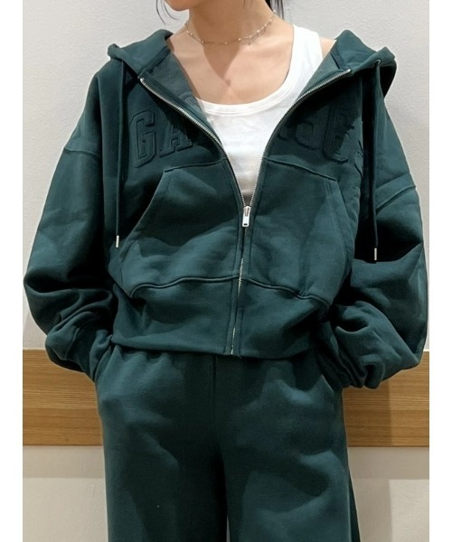 GAP ESTABLISHED 1969 パーカーセットアップ 完売品】GAP ジップパーカー ロゴ セットアップ スウェットパンツ 1969