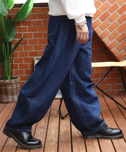8 ジーンズ デニムバルーンパンツ メンズ レディース : ZOZOTOWN