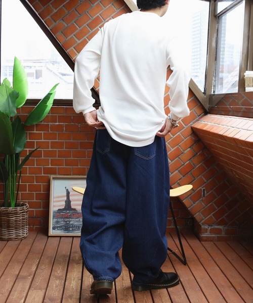 8 ジーンズ デニムバルーンパンツ メンズ レディース : ZOZOTOWN