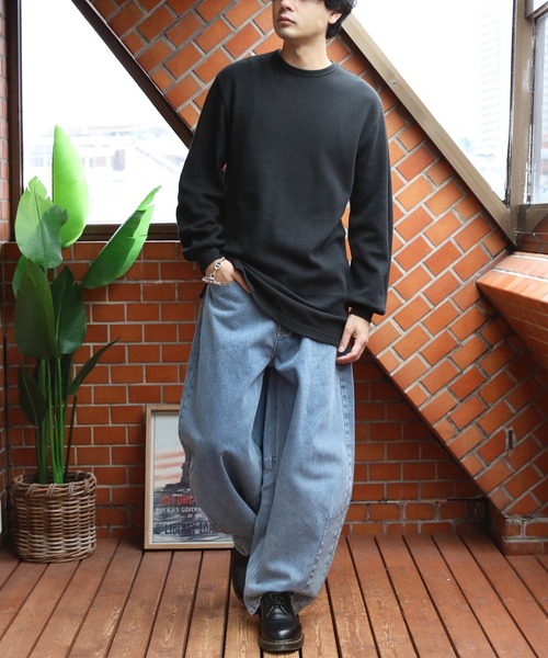 8 ジーンズ デニムバルーンパンツ メンズ レディース : ZOZOTOWN